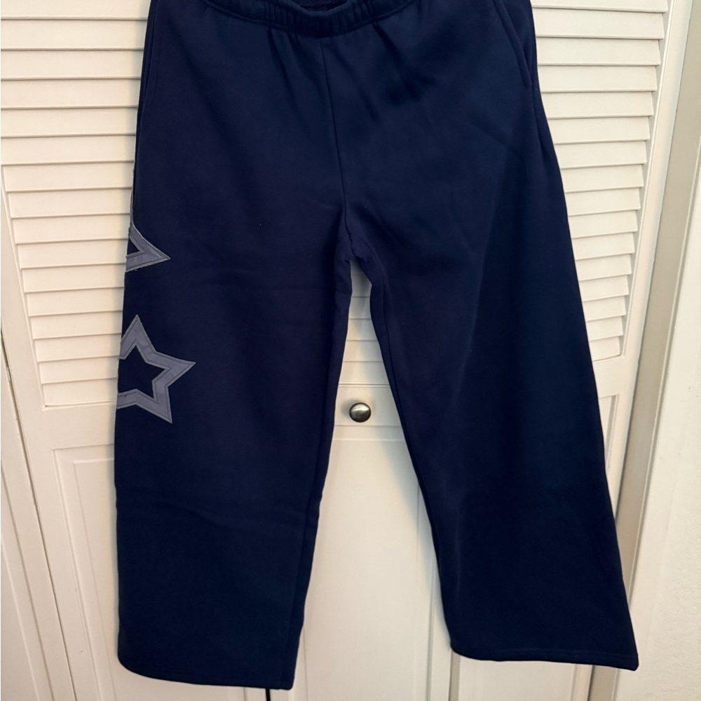 Kids Navy Blue Star Pants